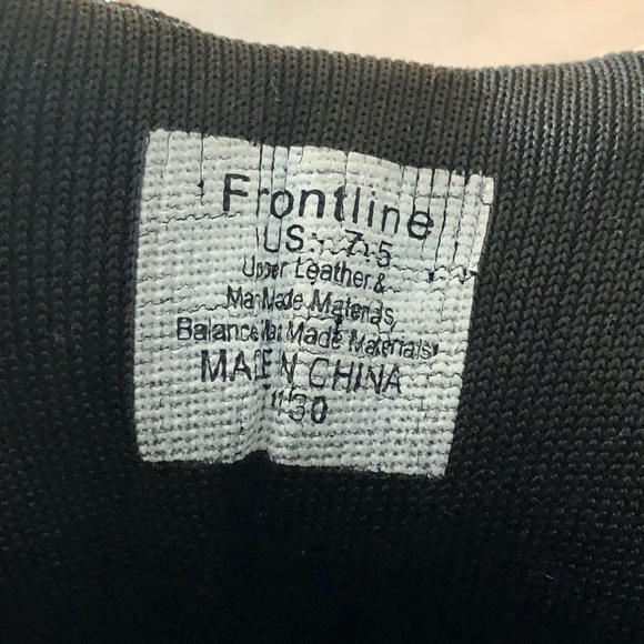 Black frontline dance shoes - Picture 4 of 4